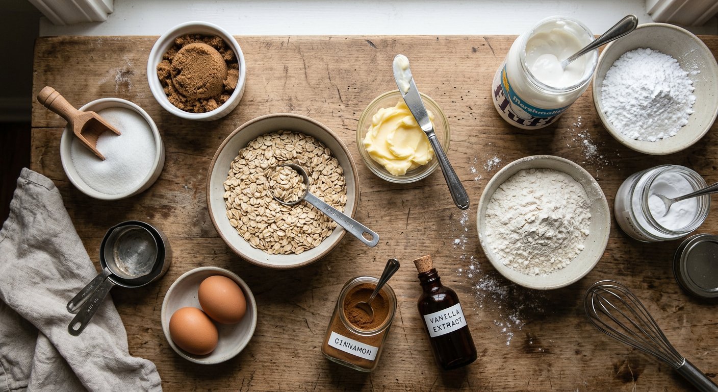 HOMEMADE OATMEAL CREAM PIES ingredients