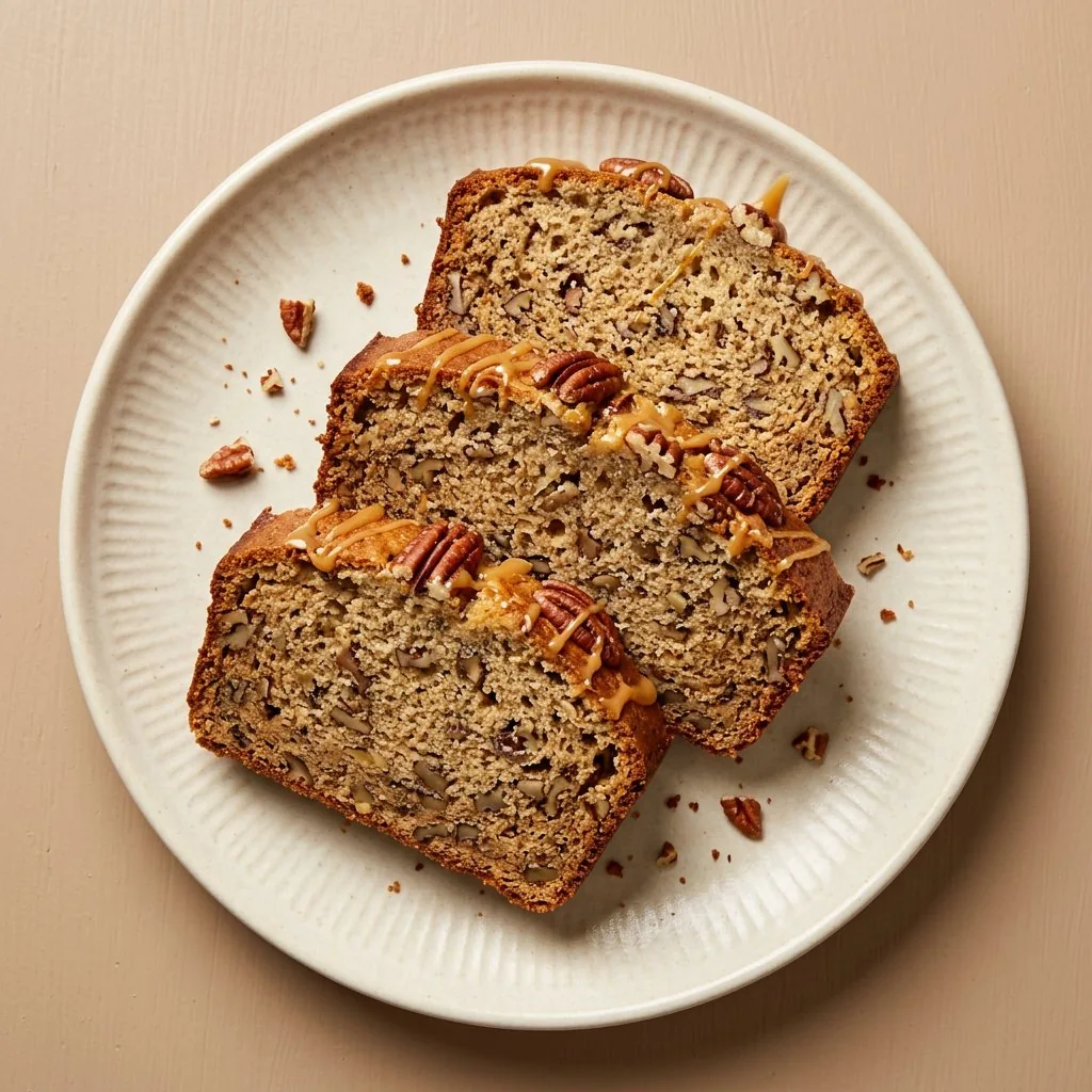 The Best Banana Bread Recipe: Pioneer Woman Style (with Pecans!) - plated servings