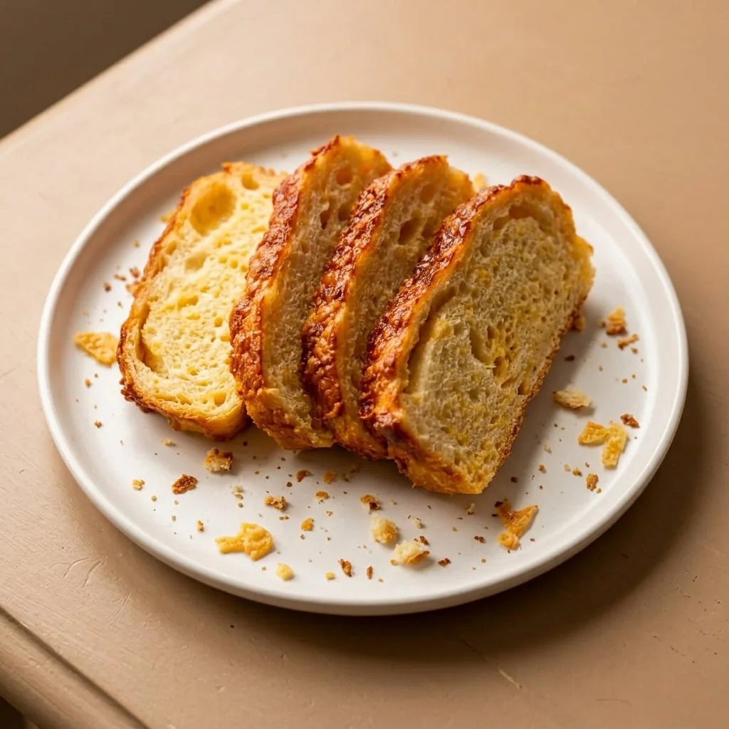 Easy Cheddar Cheese Bread Recipe - plated servings