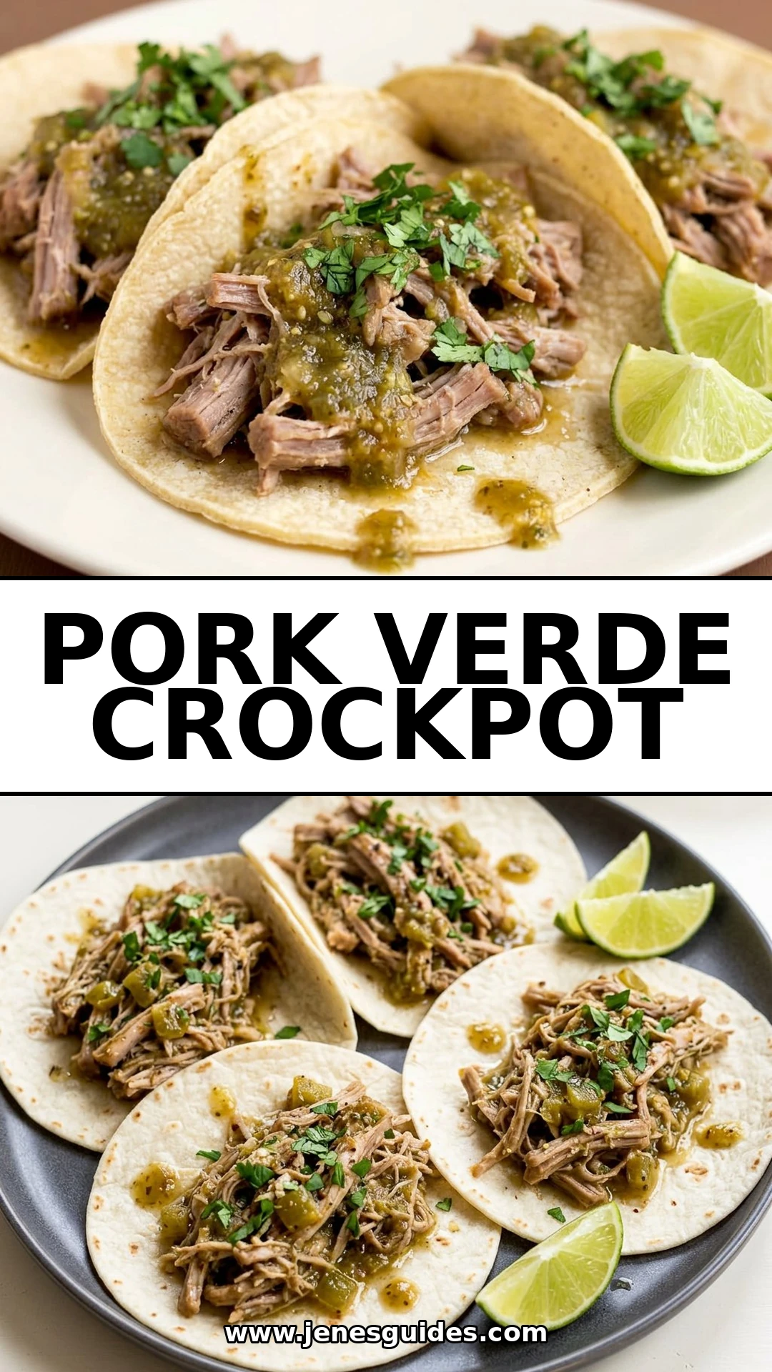 Pork Verde Crockpot Pinterest pin