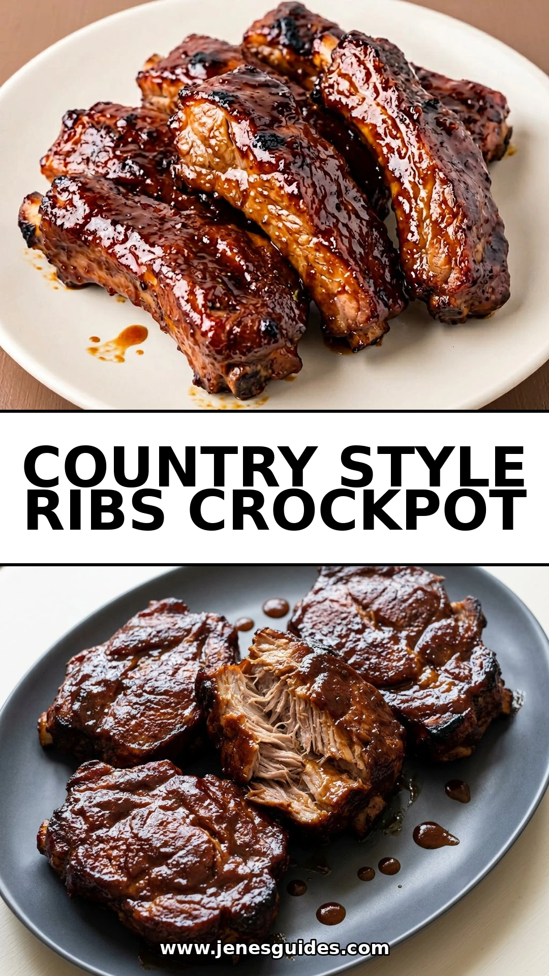 Country Style Ribs Crockpot Pinterest pin