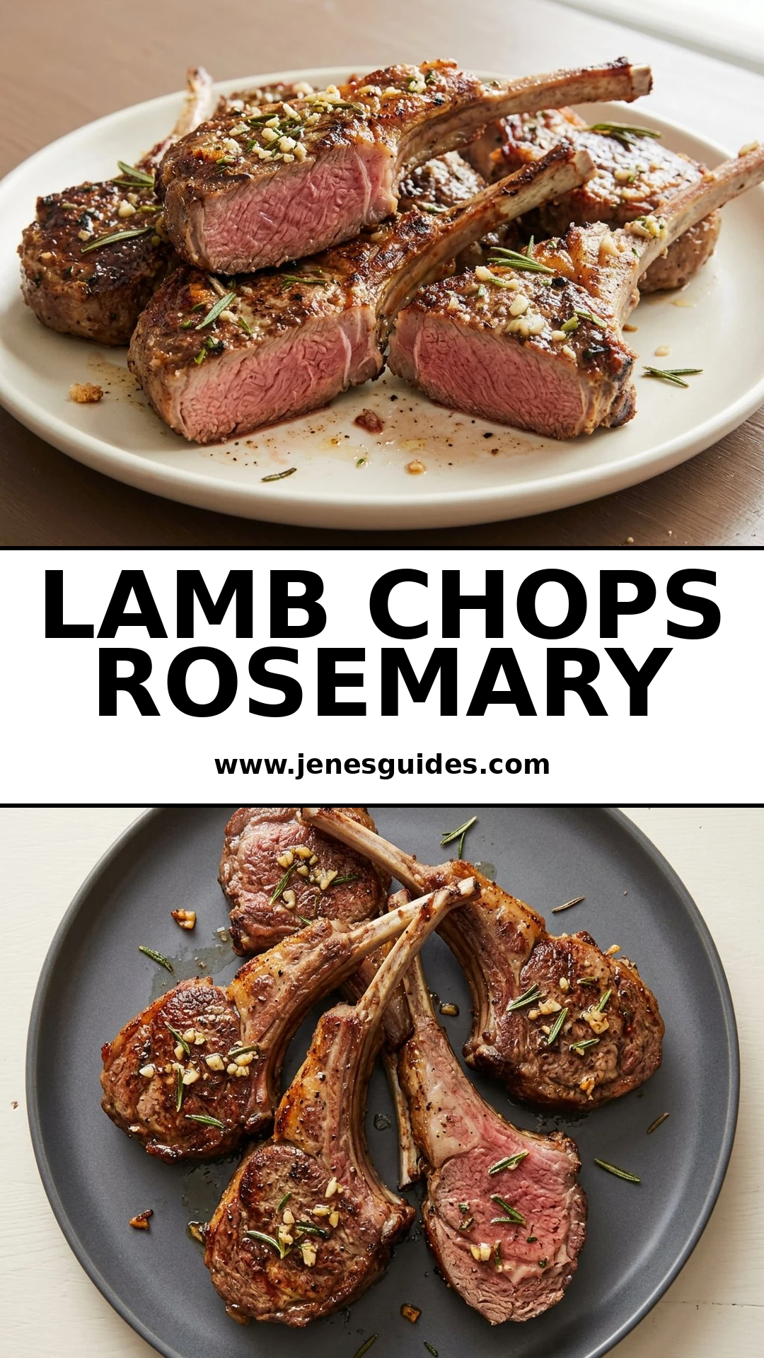 Lamb Chops Rosemary Pinterest pin