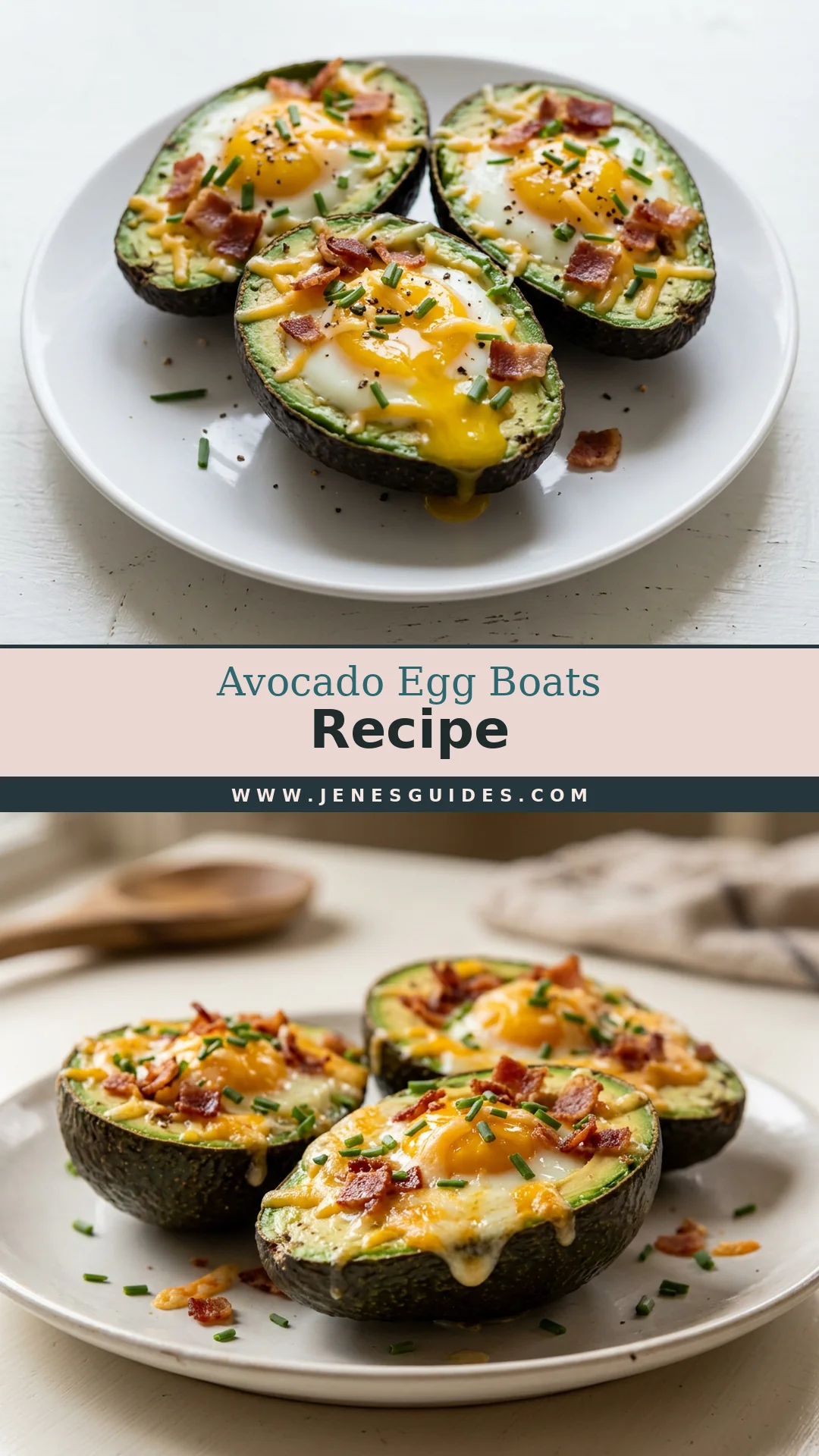 Avocado Egg Boats Recipe Pinterest pin