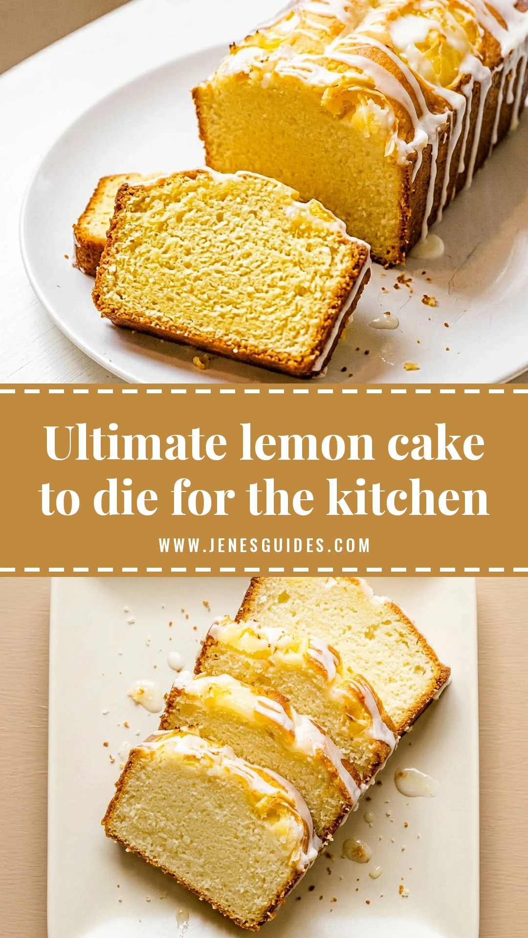 Ultimate lemon cake to die for the kitchen - recipe pin
