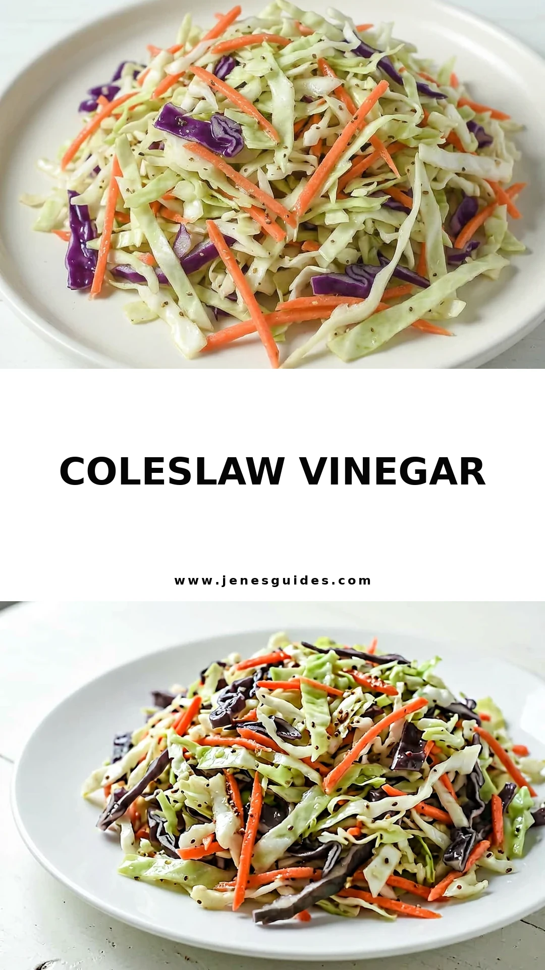Coleslaw Vinegar Pinterest pin