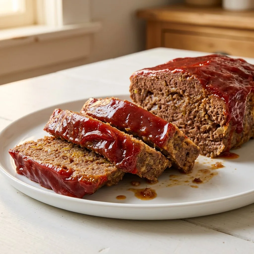 Cracker Barrel meatloaf - featured photo