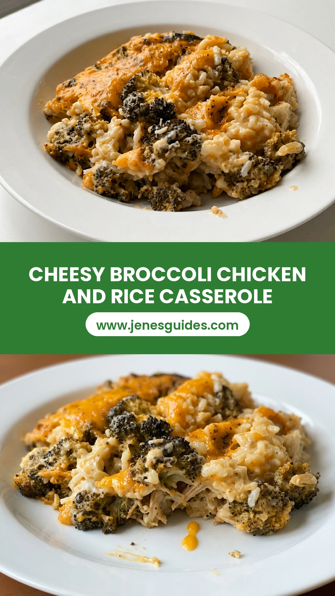 Cheesy Broccoli Chicken and Rice Casserole