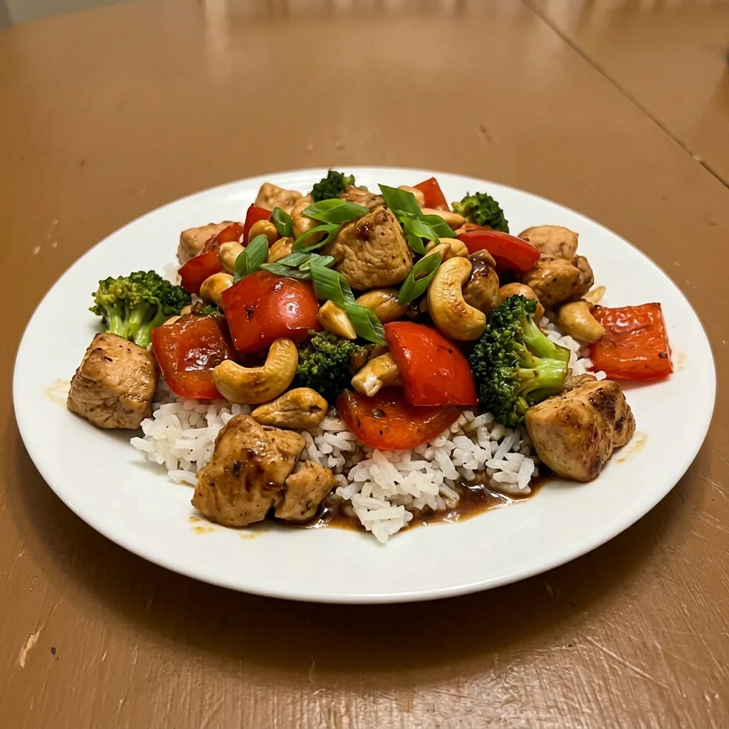 Chicken Cashew Stir Fry updated featured image