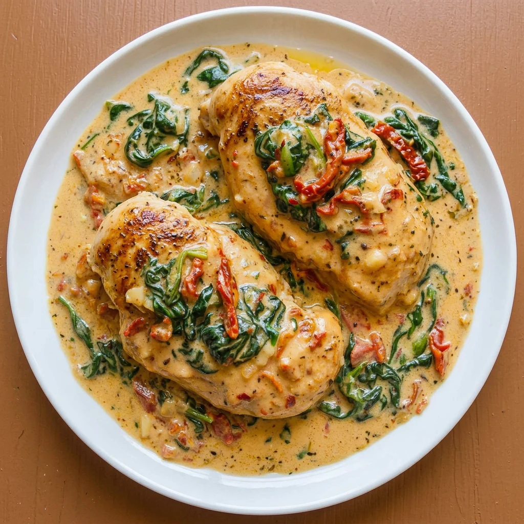 Chicken Spinach Cream Sauce