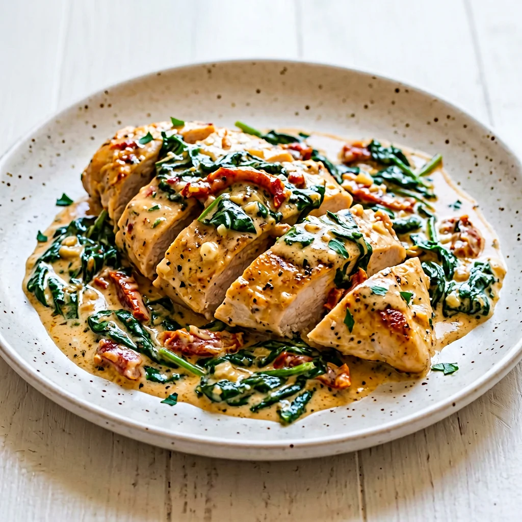 Chicken Spinach Cream Sauce