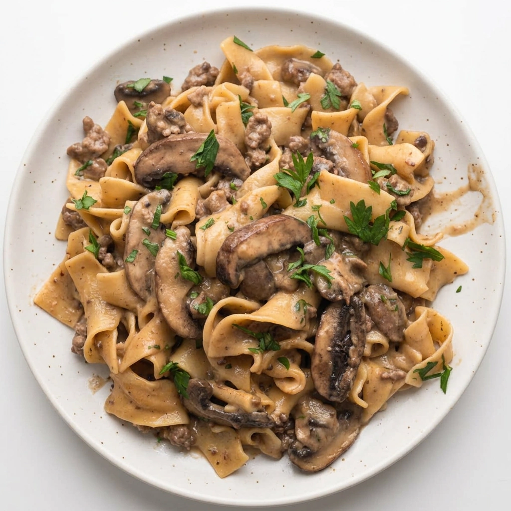 Ground Beef Stroganoff - recipe photo