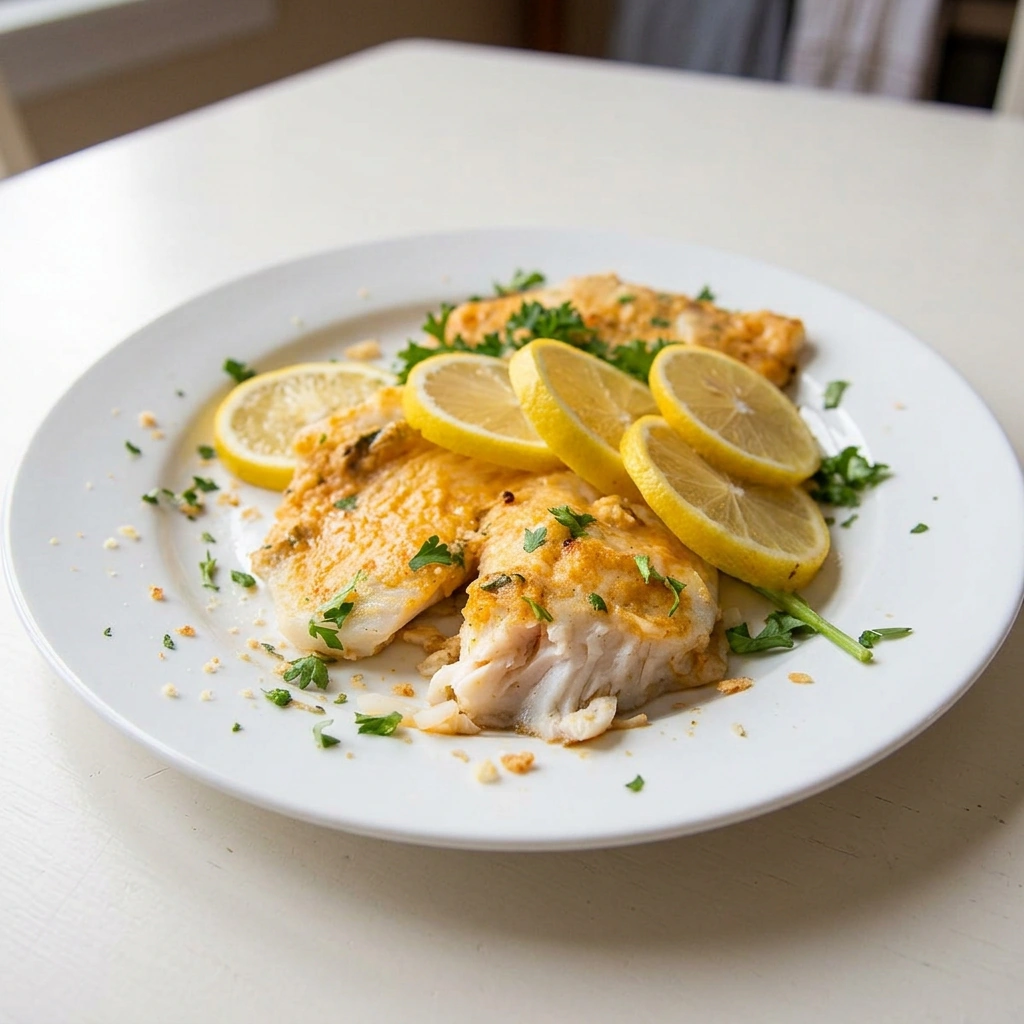 Parmesan Crusted Tilapia for Family Dinners recipe photo