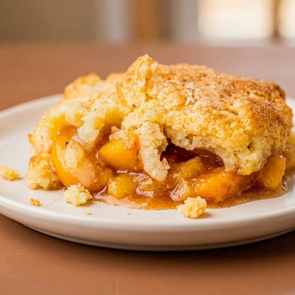 Peach Cobbler Biscuits