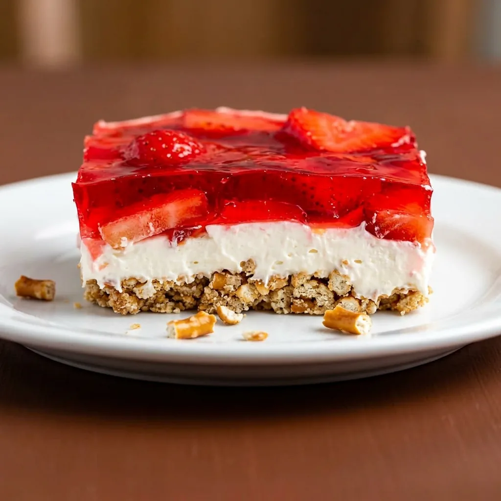 Strawberry Pretzel Salad