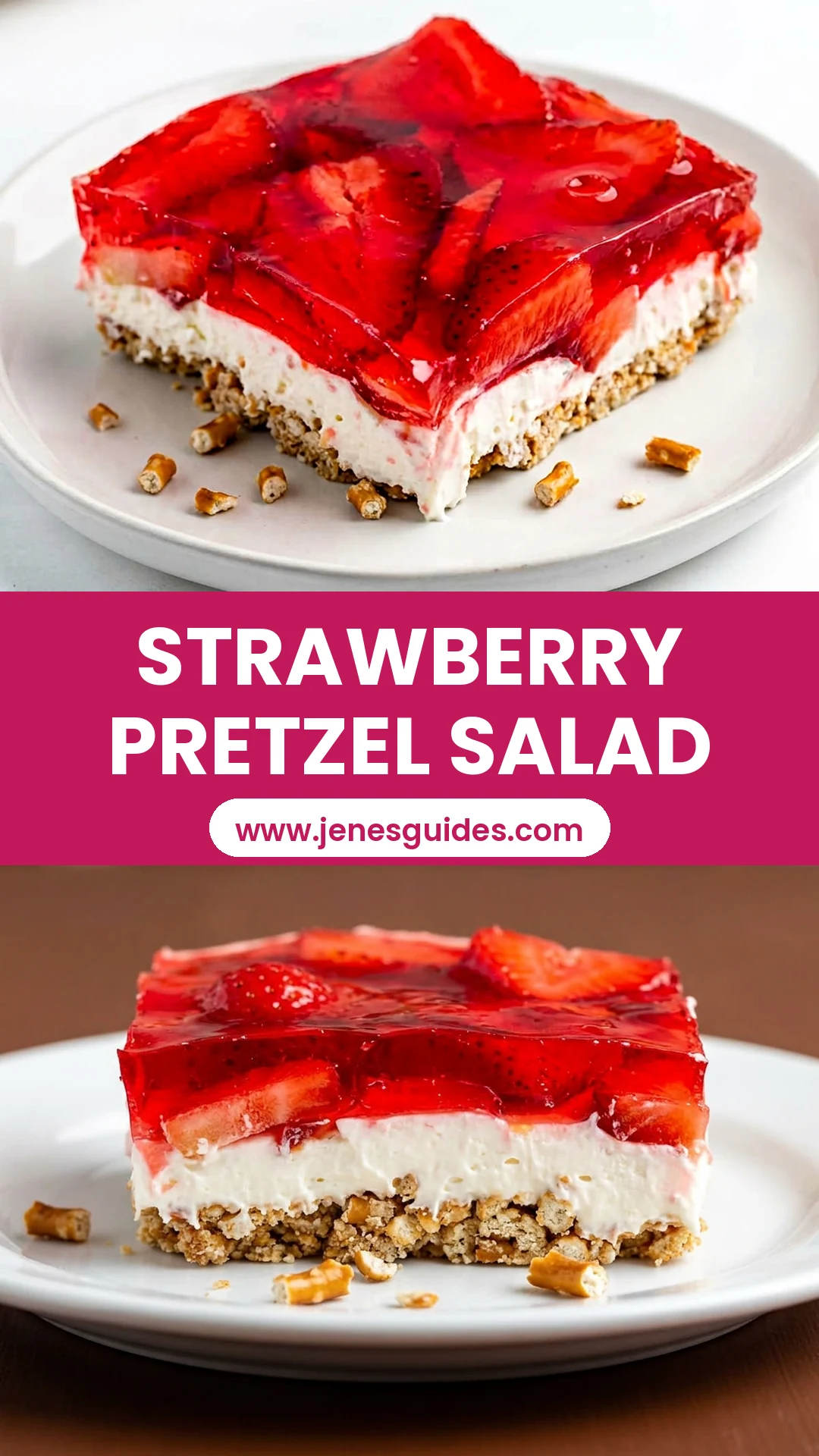 Strawberry Pretzel Salad