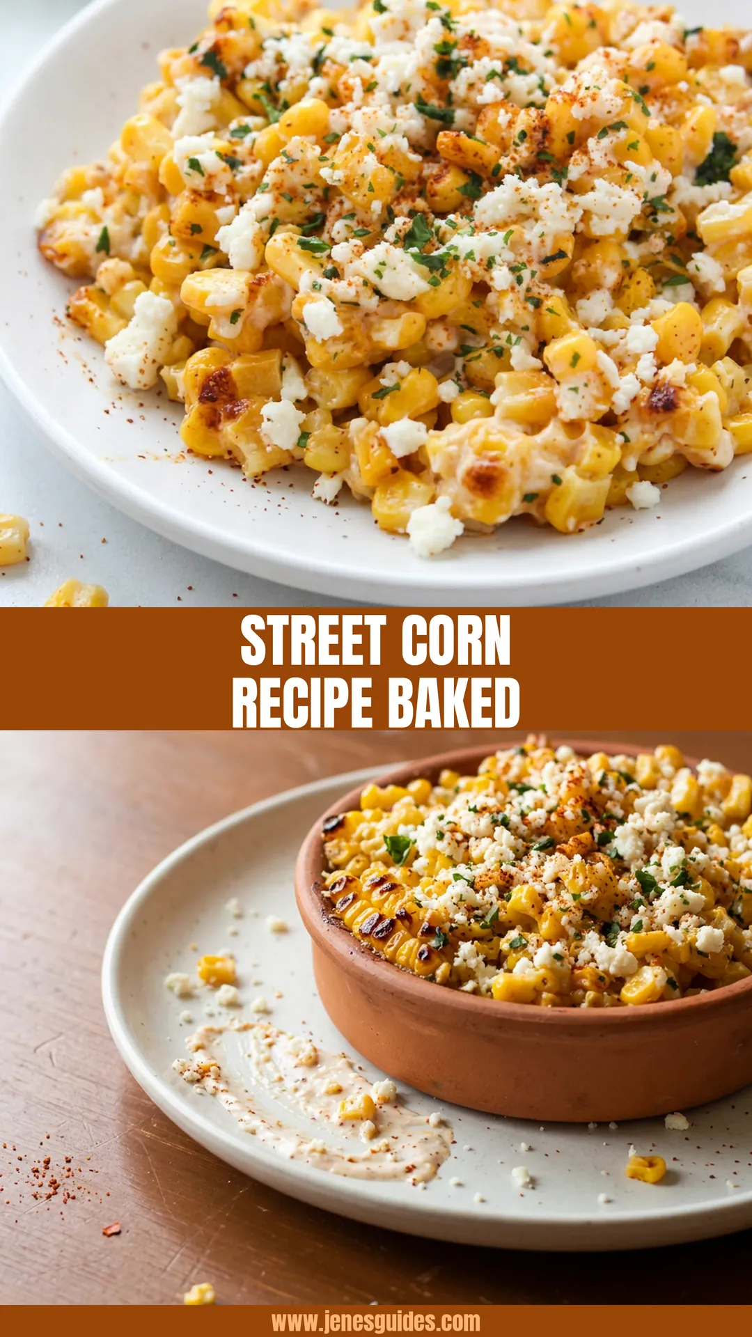 Pin: STREET CORN RECIPE BAKED