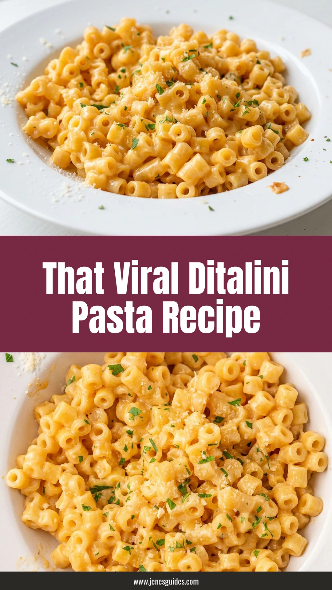 That Viral Ditalini Pasta Recipe - Pinterest pin